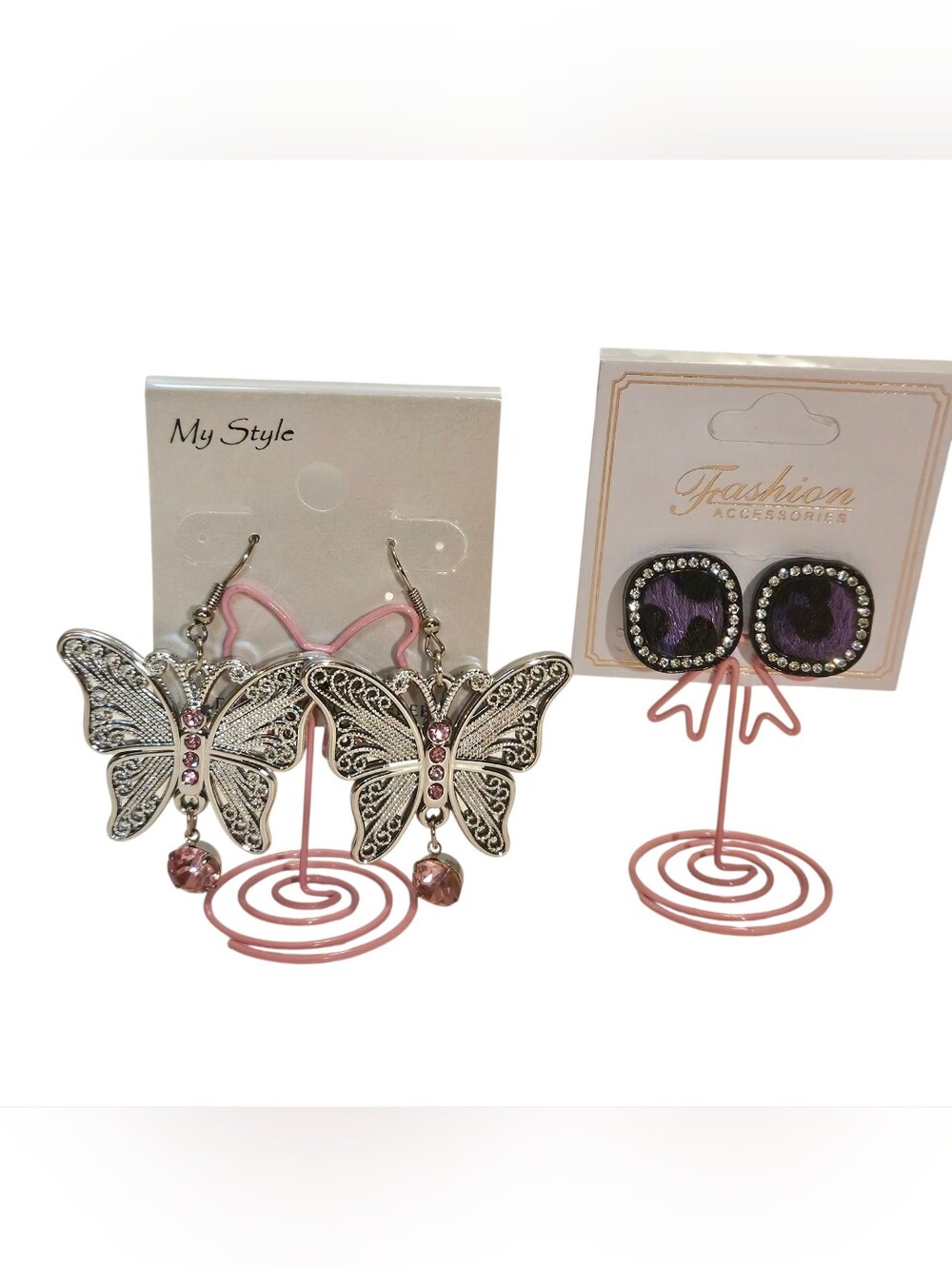 Gold & Silver Tone Fashion Earrings (12 Pairs) Multiple Styles & Colors - Picture 2 of 7